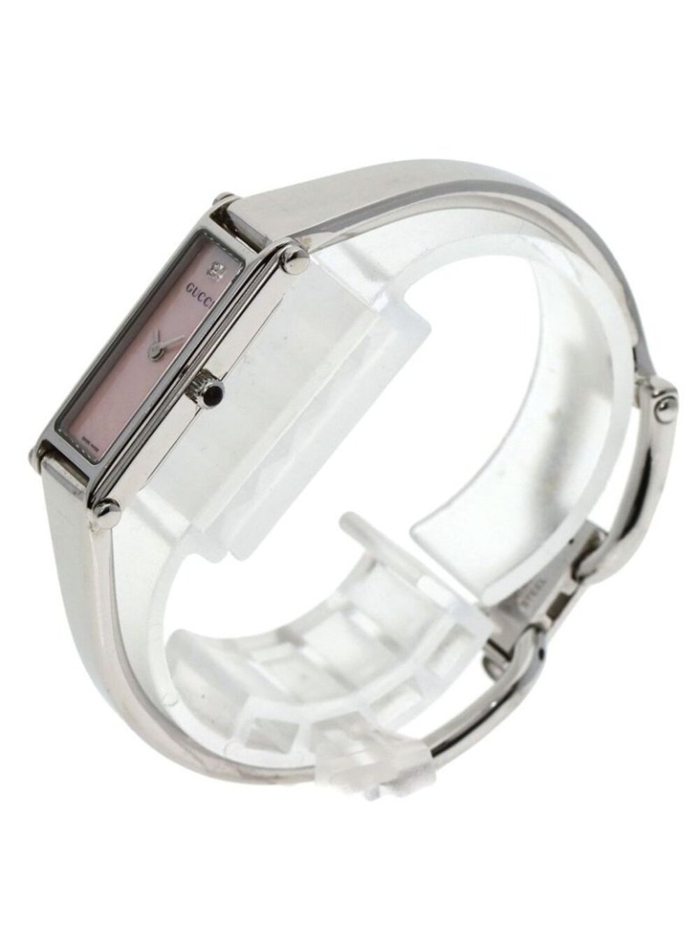 Gucci Square Face Diamond Watch SS - Picture 2 of 15